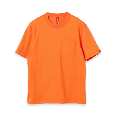 BEAMS JAPAN x LOOPWHEELER Pocket T-Shirt "Orange"