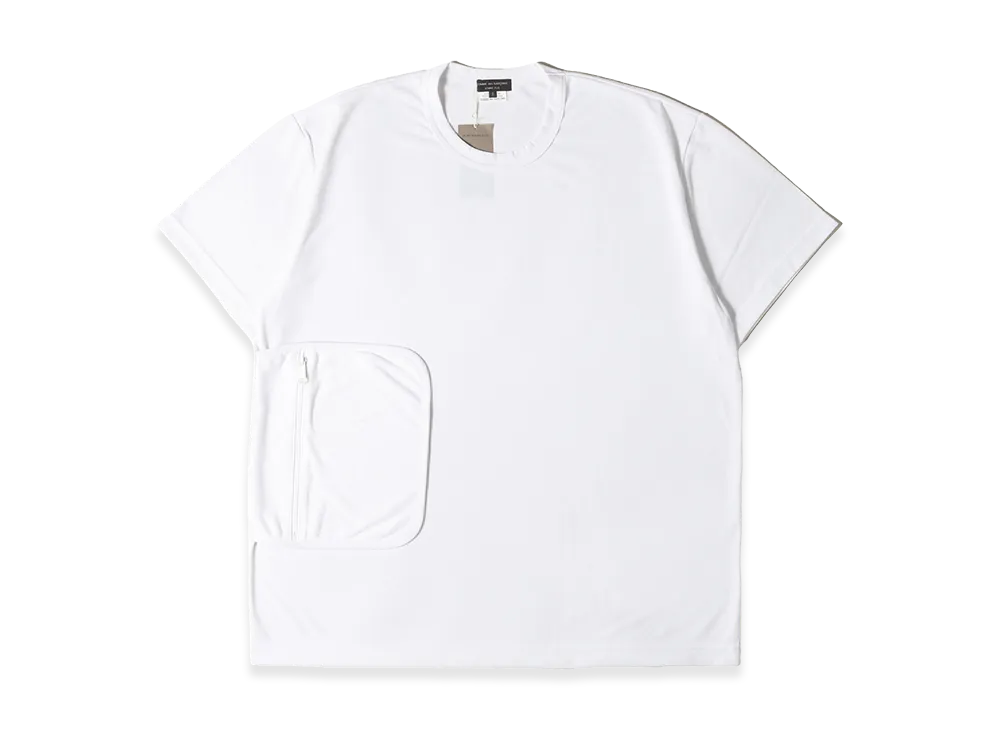 COMME des GARCONS HOMME PLUS Packable Zip Pocket Tee "White"