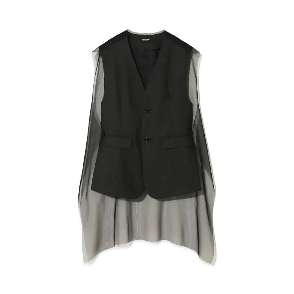UNDERCOVER Pinhead Vest "D.Charcoal"