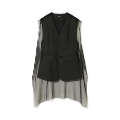 UNDERCOVER Pinhead Vest "D.Charcoal"