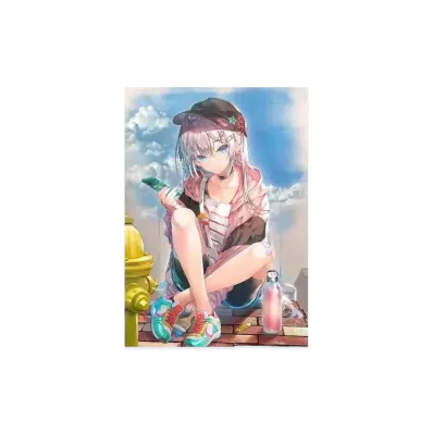 atmos x 100 Artists Exhibition Miwabe Sakura Poster "Multi"