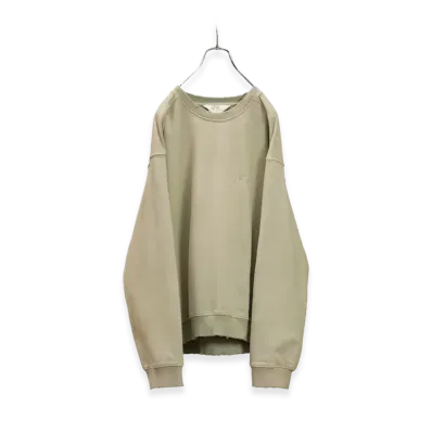 ANCELLM Unevenness Sweat Shirt "Graymint"