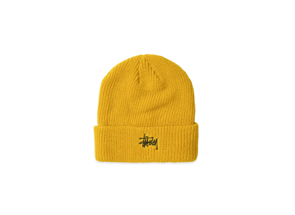Stussy Basic Stussy Cuff Beanie "Hornet Yellow"