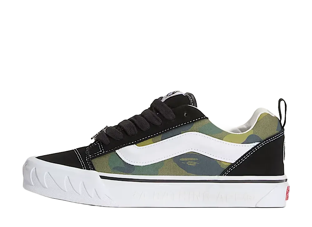 A BATHING APE × Vans Premium Knu Skool "Camo Green"