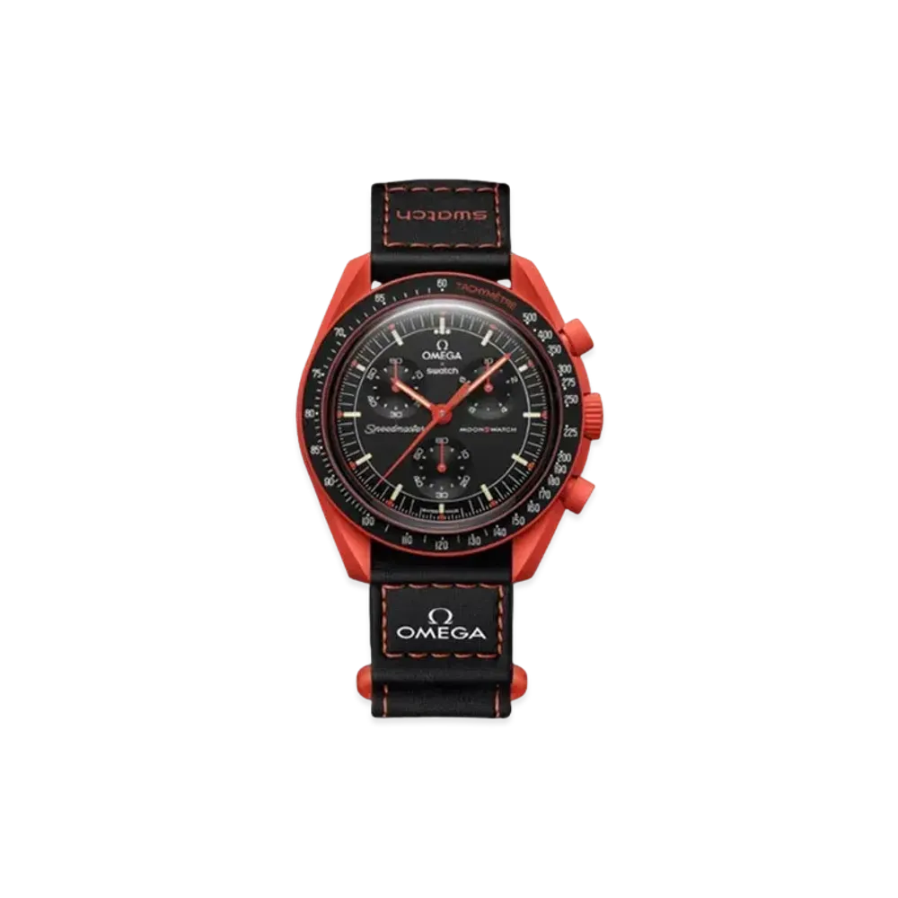 OMEGA x Swatch Bioceramic Moonswatch Mission On Earth "Lava" SO33O100