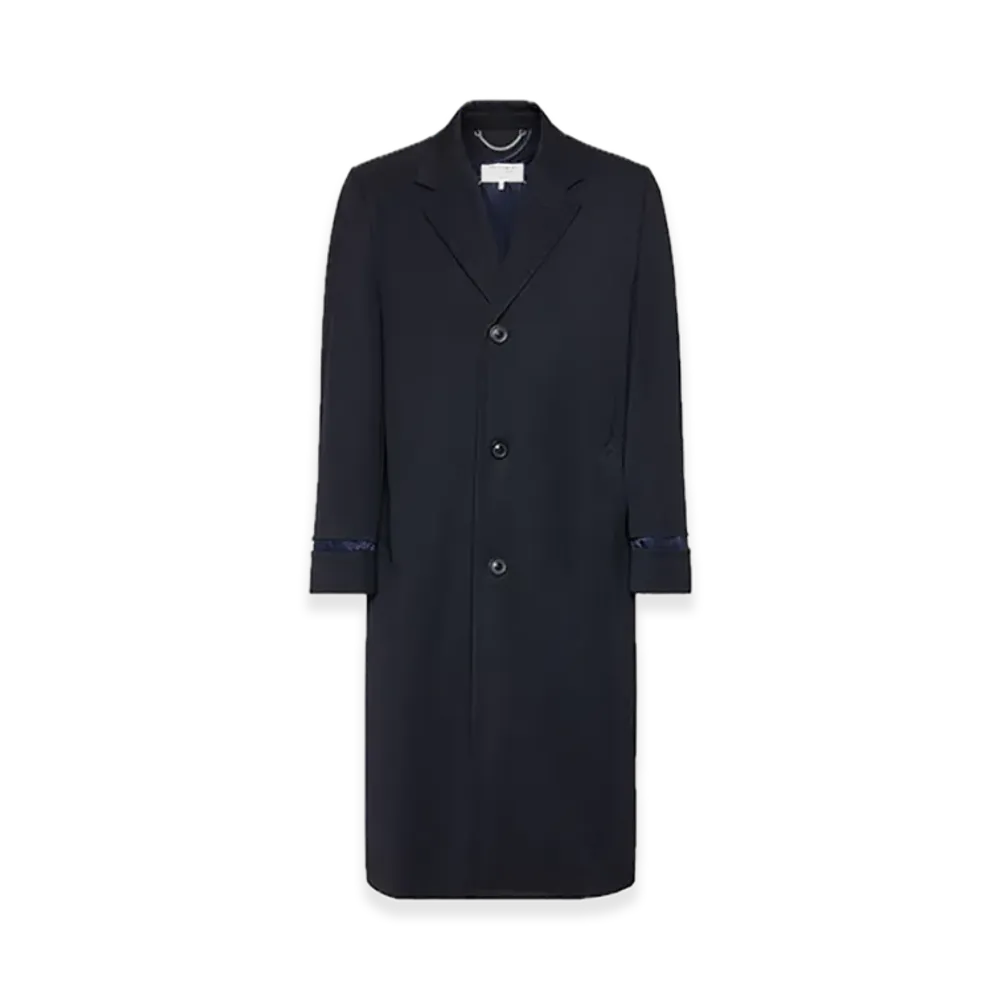 Maison Margiela Wool Coat "Dark Blue"