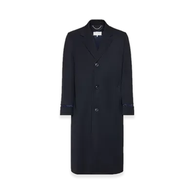 Maison Margiela Wool Coat "Dark Blue"
