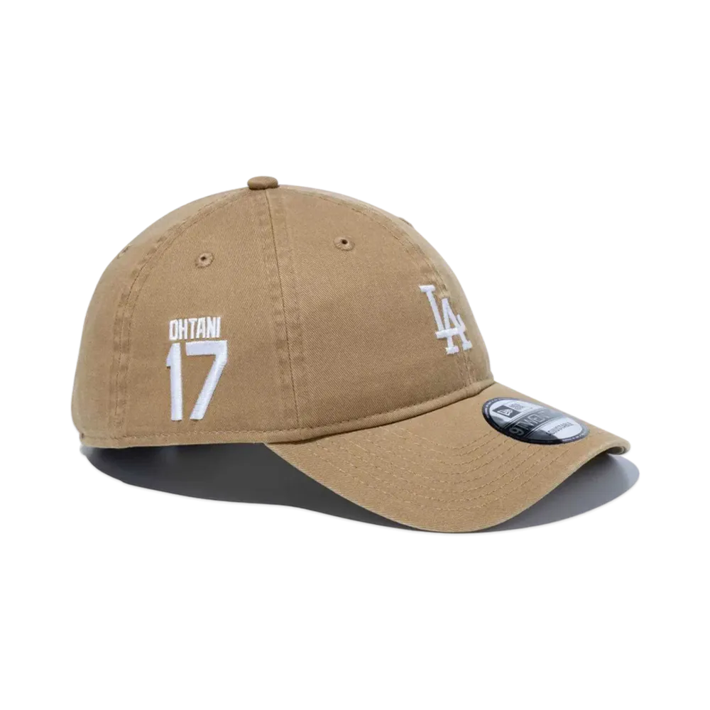 NEW ERA 9Twenty MLB Player Name & Number Los Angeles Dodgers "Khaki"