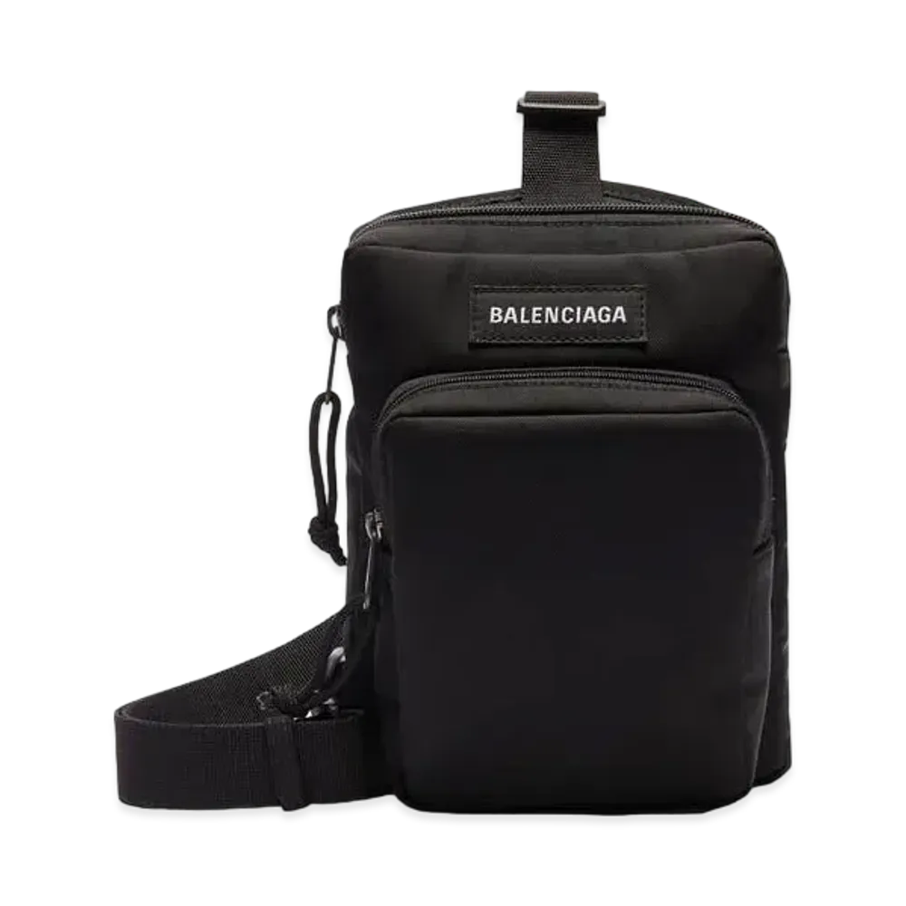 BALENCIAGA Explorer Crossbody Messenger Bag "Black"