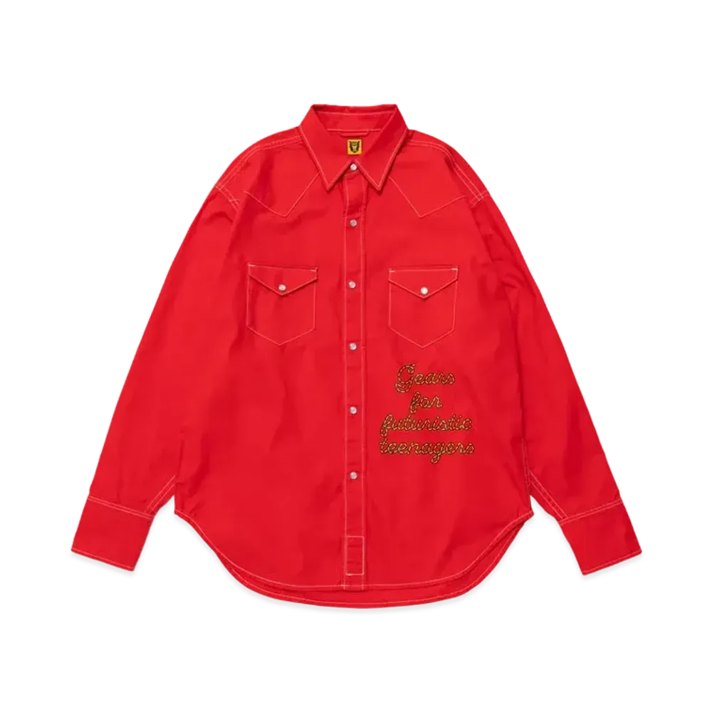 HUMAN MADE Western Shirt "Red"