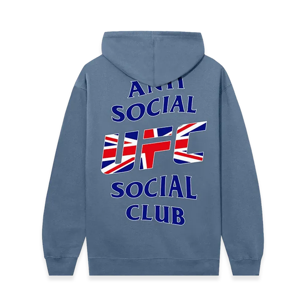 ANTI SOCIAL SOCIAL CLUB x Fight Night Hoodie "Storm Blue"