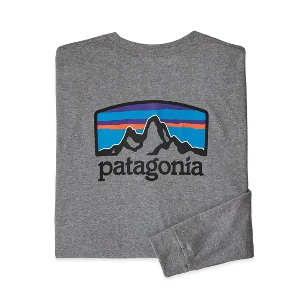 patagonia Men's LongSleeve Fitzroy Horizon Responsibility "Gravel Heather"