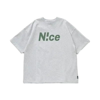 N!ce Basic Tee "Grey"