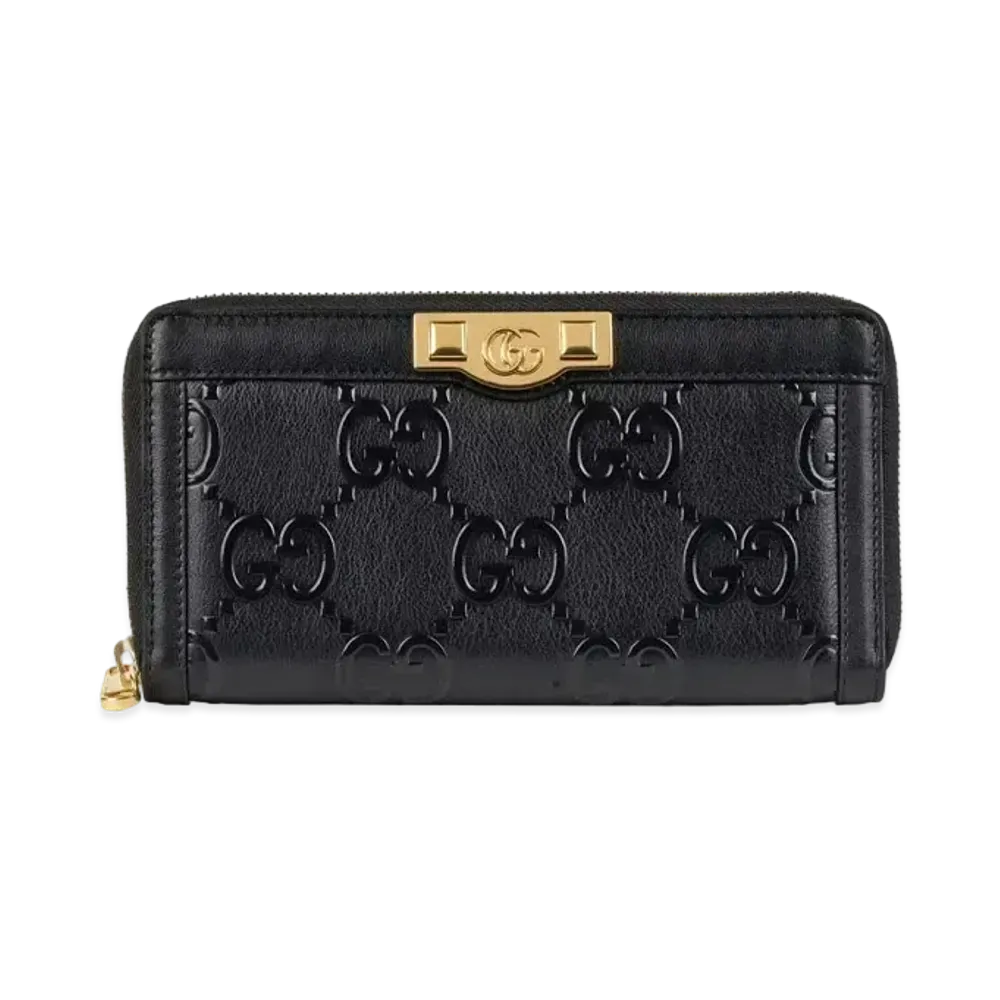 GUCCI GG Zip Around Wallet
