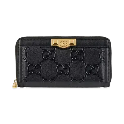 GUCCI GG Zip Around Wallet
