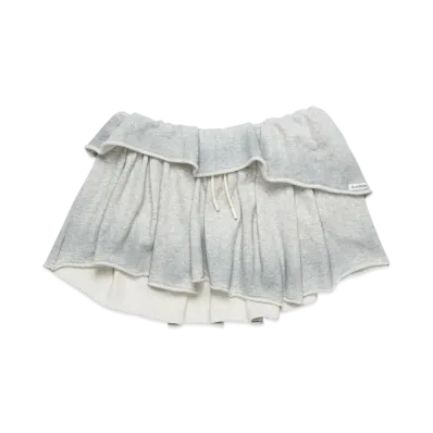 Acne Studios Fleece Skirt "Grey Melange"