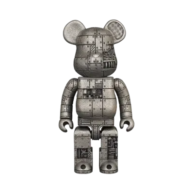 Bearbrick ROYAL SELANGOR STEAMPUNK IRON BRIGHT