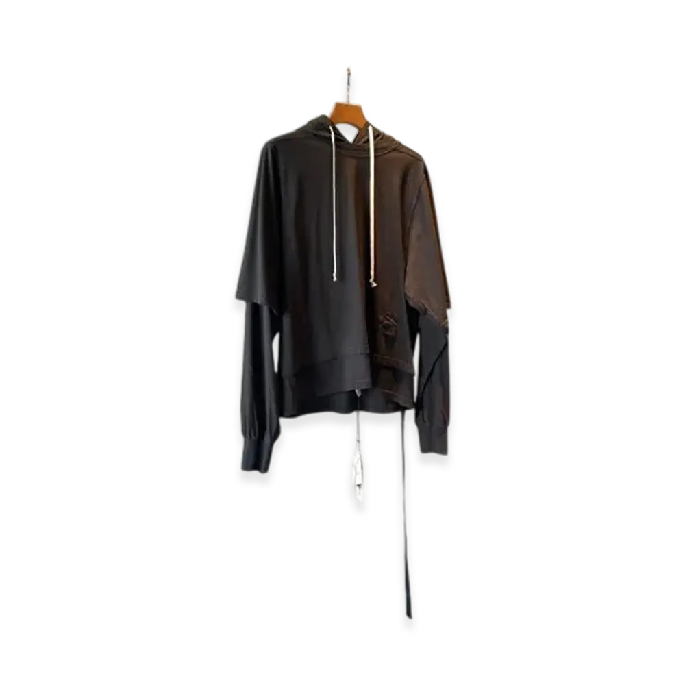 Rick Owens DRKSHDW Hustler Hoodie "Black"