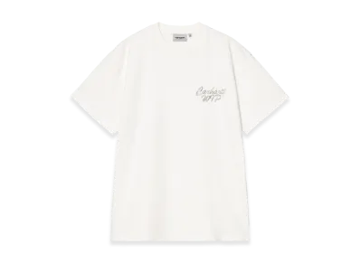 Carhartt WIP S/S Hatching Script T-Shirt "Wax/Garment Dyed"