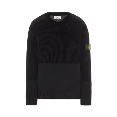 Stone Island 538B9 MIXED YARNS "Black"