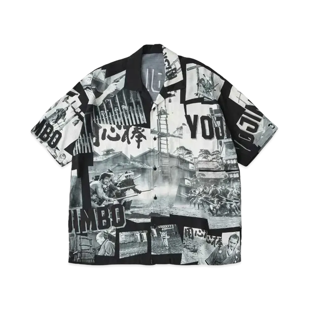 PORTER CLASSIC x Yojimbo Aloha Shirt "Black"