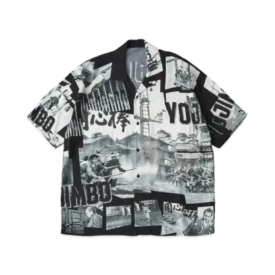 PORTER CLASSIC x Yojimbo Aloha Shirt "Black"