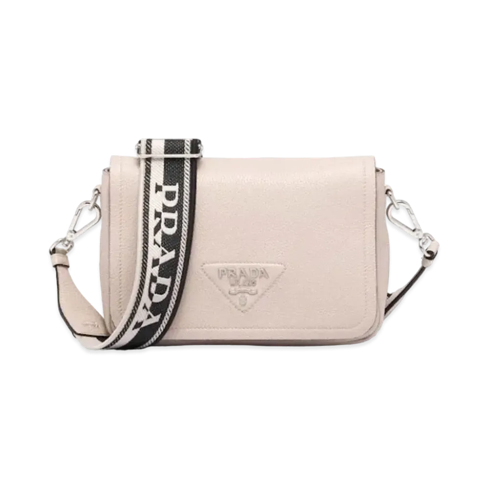 PRADA Flue Leather Shoulder Bag "Water Lily"