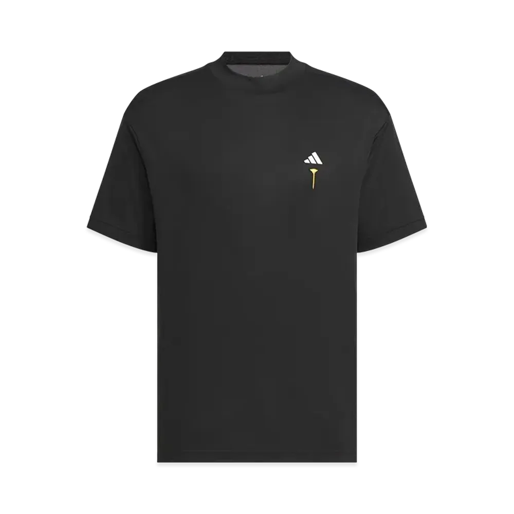 adidas Golf Heat. Rdy Back Graphic Mockneck Short Sleeve T-shirt "Black"