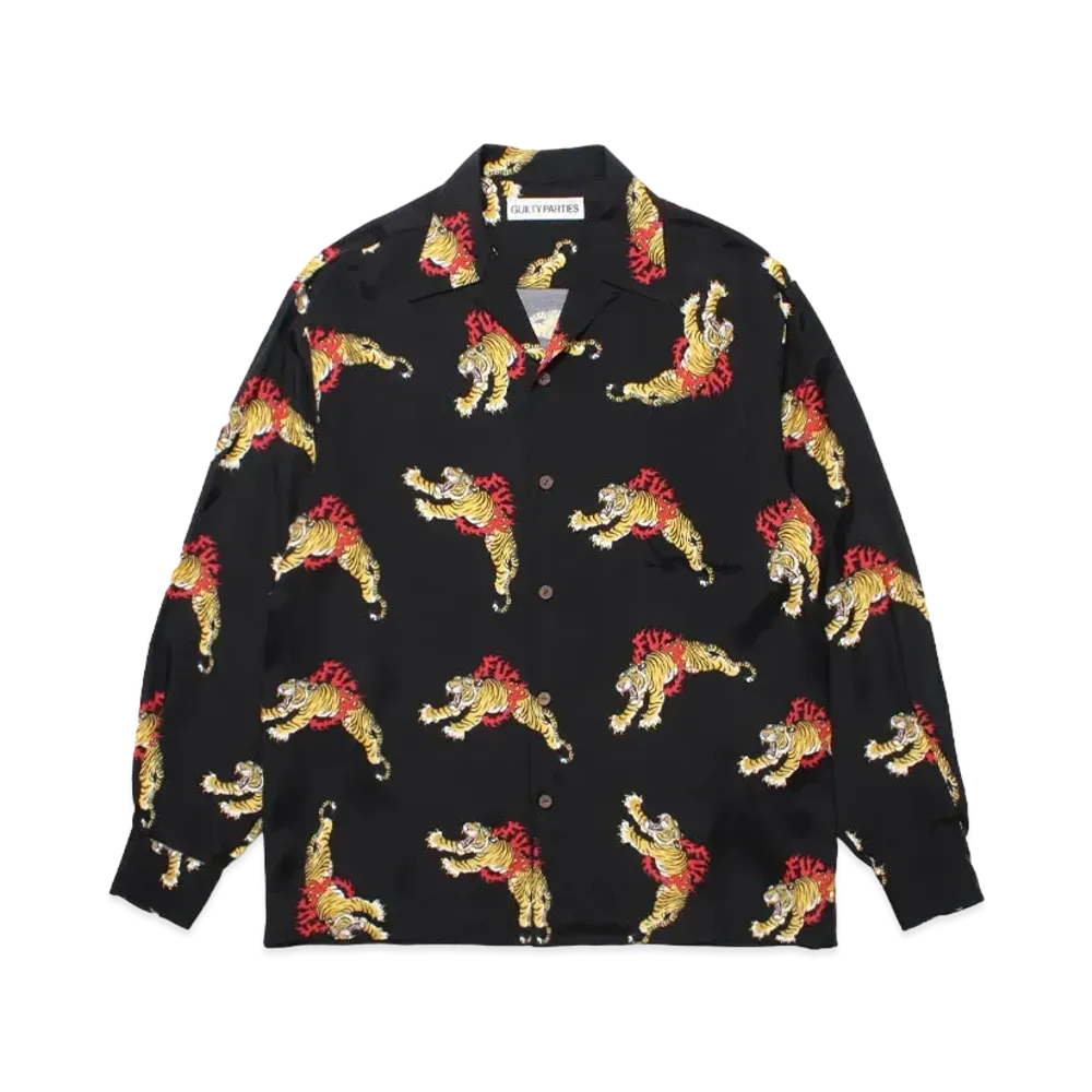 WACKO MARIA Tim Lehi / Hawaiian Shirt "Black"