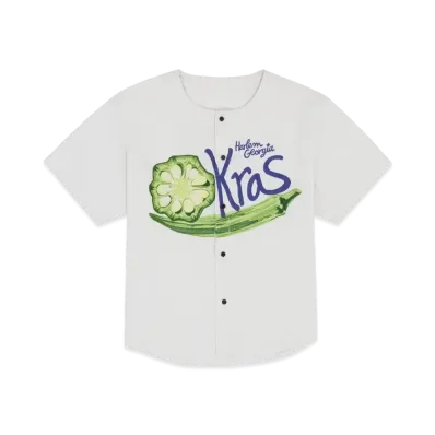 DENIM TEARS The Harlem Georgia Okras Baseball Jersey "Grey"
