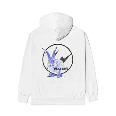 FRAGMENT Meets Playboy Blue Bunny Hoodie "White"