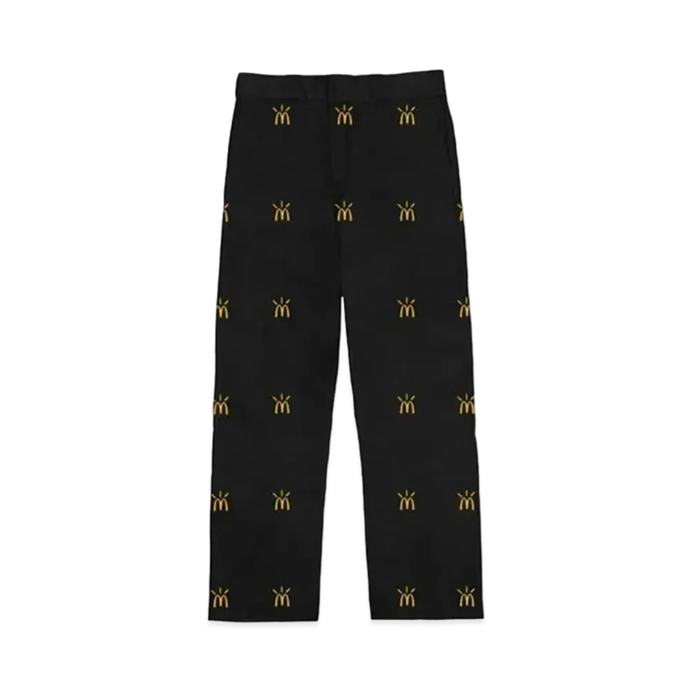Travis Scott Cactus Jack x McDonald's Cactus Arches All-Over Work Pants "Black"