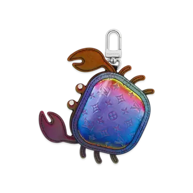 Louis Vuitton LV Crab Bag Charm Monogram Canvas "Multicolore"
