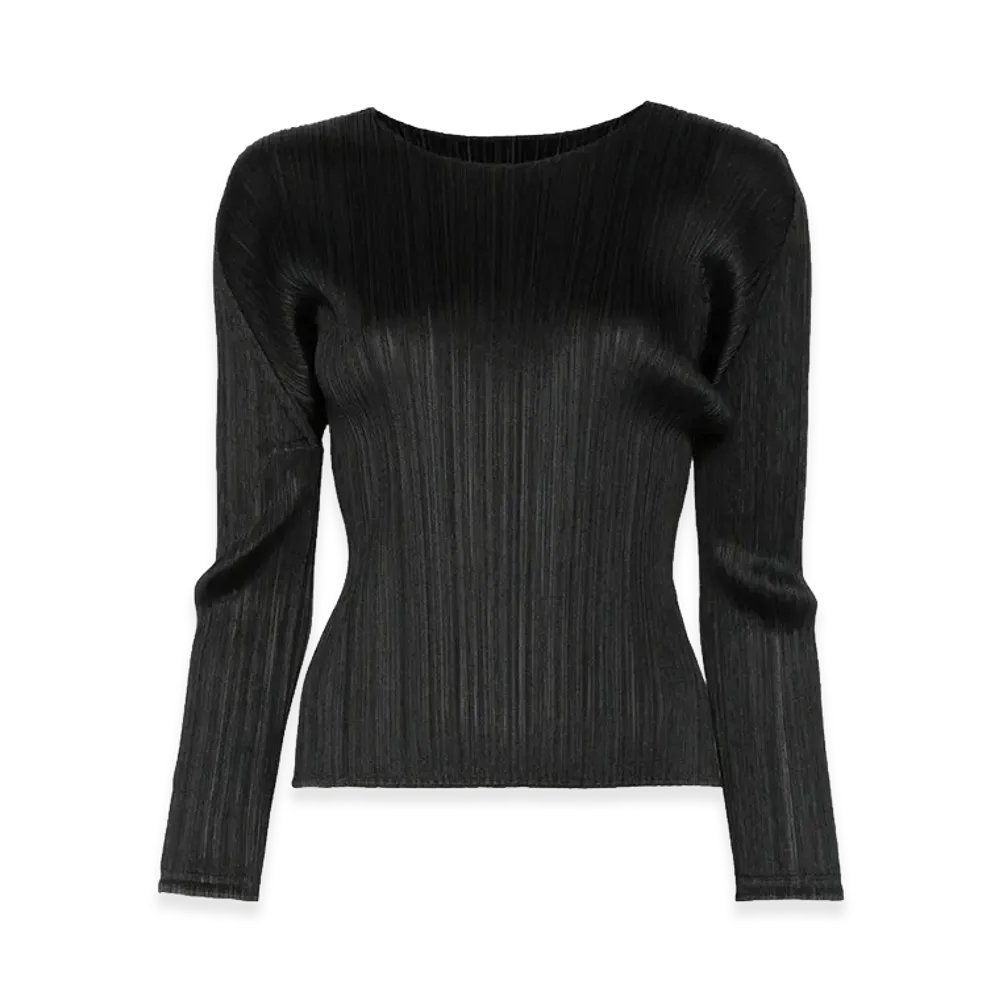 PLEATS PLEASE ISSEY MIYAKE Women's Top "Black"