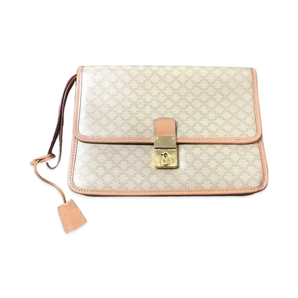 CELINE Macadam Clutch Bag