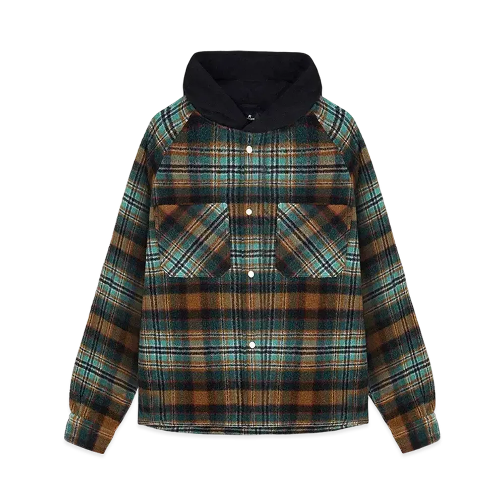 REPRESENT Hooded Overshirt "Check"