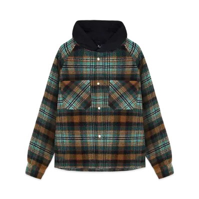 REPRESENT Hooded Overshirt "Check"
