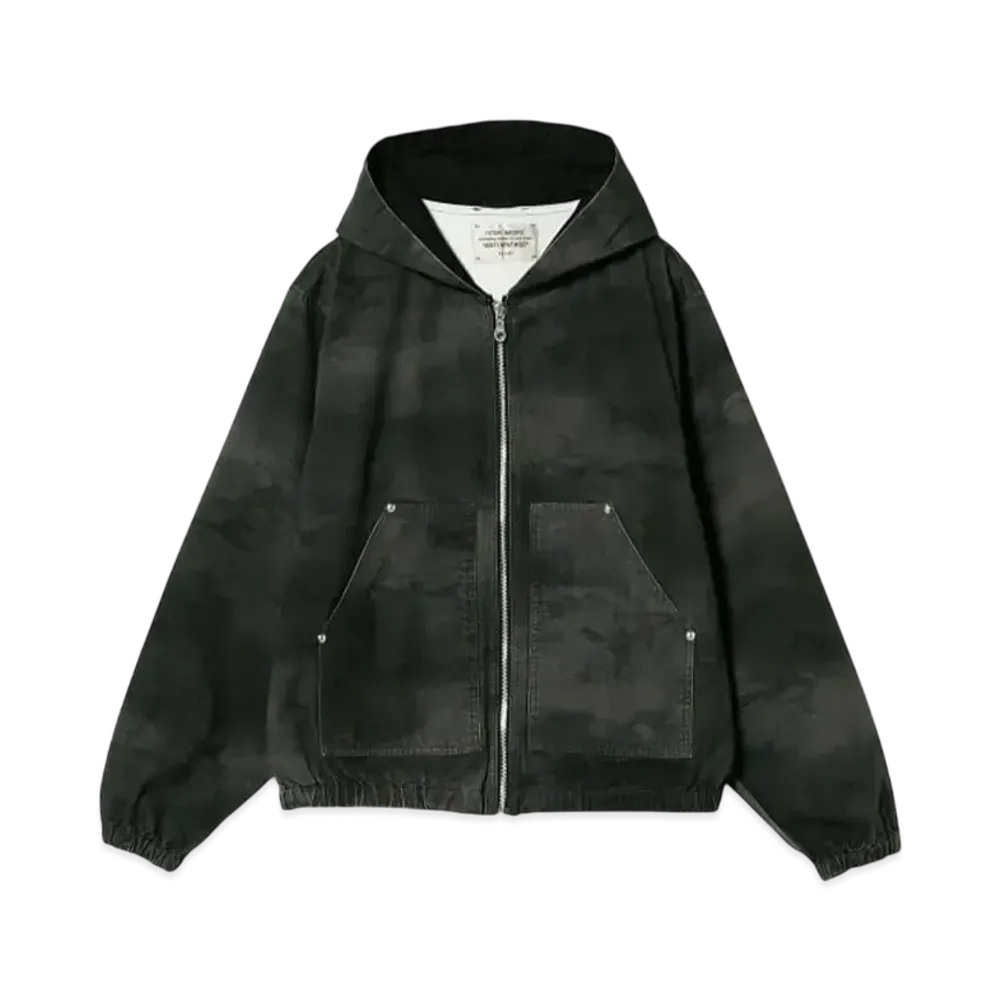 BEAMS FUTURE ARCHIVE Fade Camo Hoodie "FadeBlack"