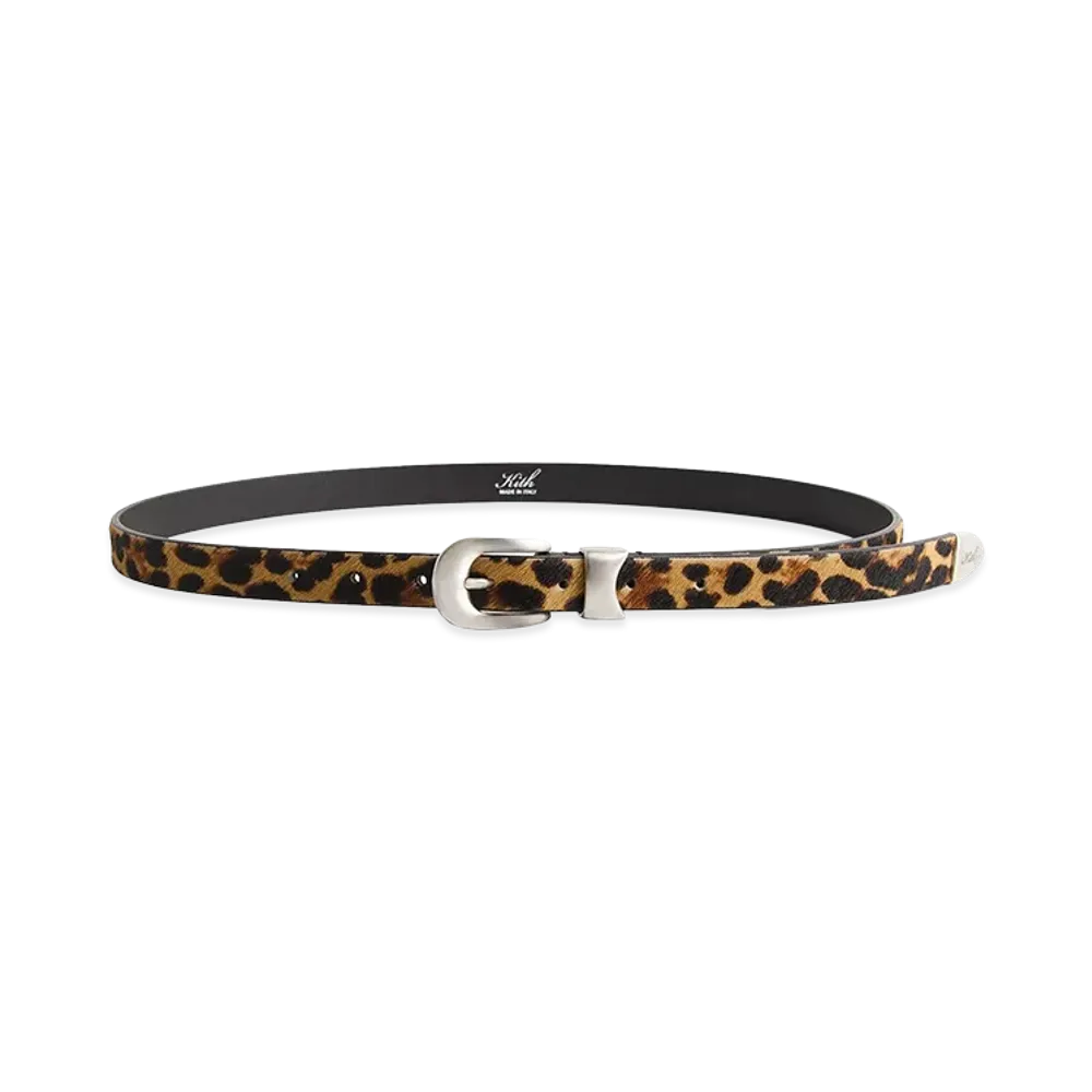 Kith Western Leopard Pony Hair Belt "Sanctuary"