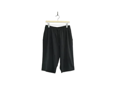COMOLI Cotton Mesh Shorts "Black"
