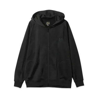 NEEDLES Zipped Hoody - Bright Jersey "Black"