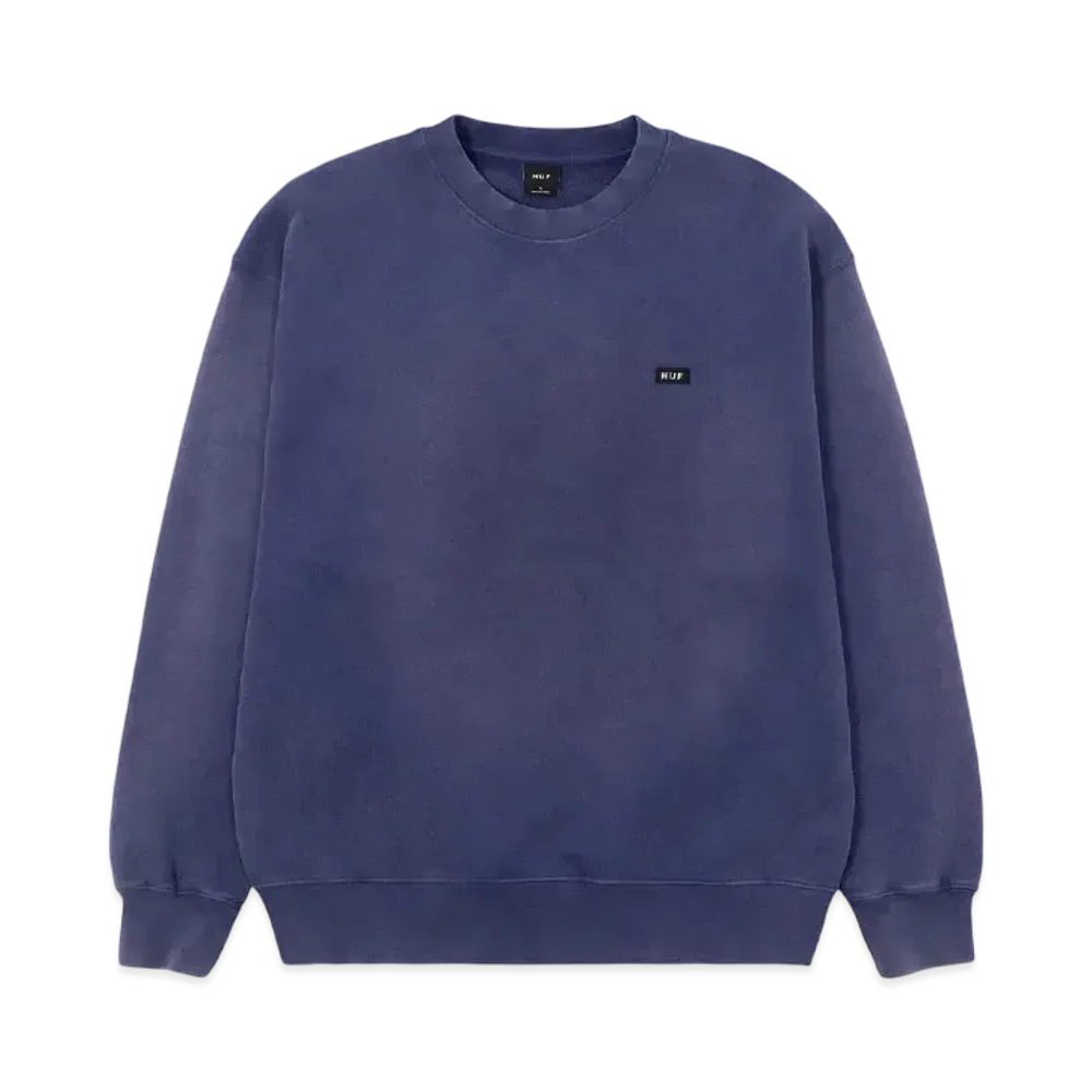 HUF Classic Fleece Crew "Deep Navy"
