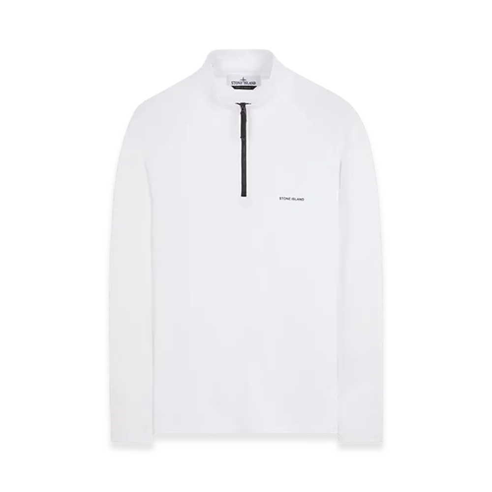 Stone Island 21279 Long-Sleeve Cotton T-Shirt - 24SS "White"