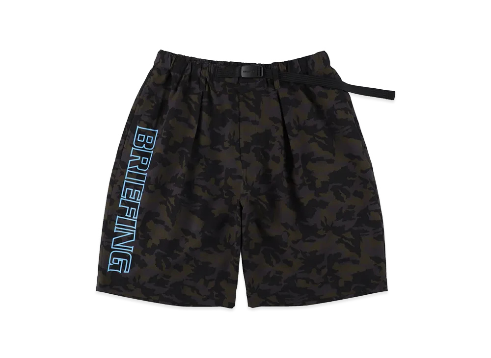 WIND AND SEA x BRIEFING GOLF Camo Wide Shorts "Sax"