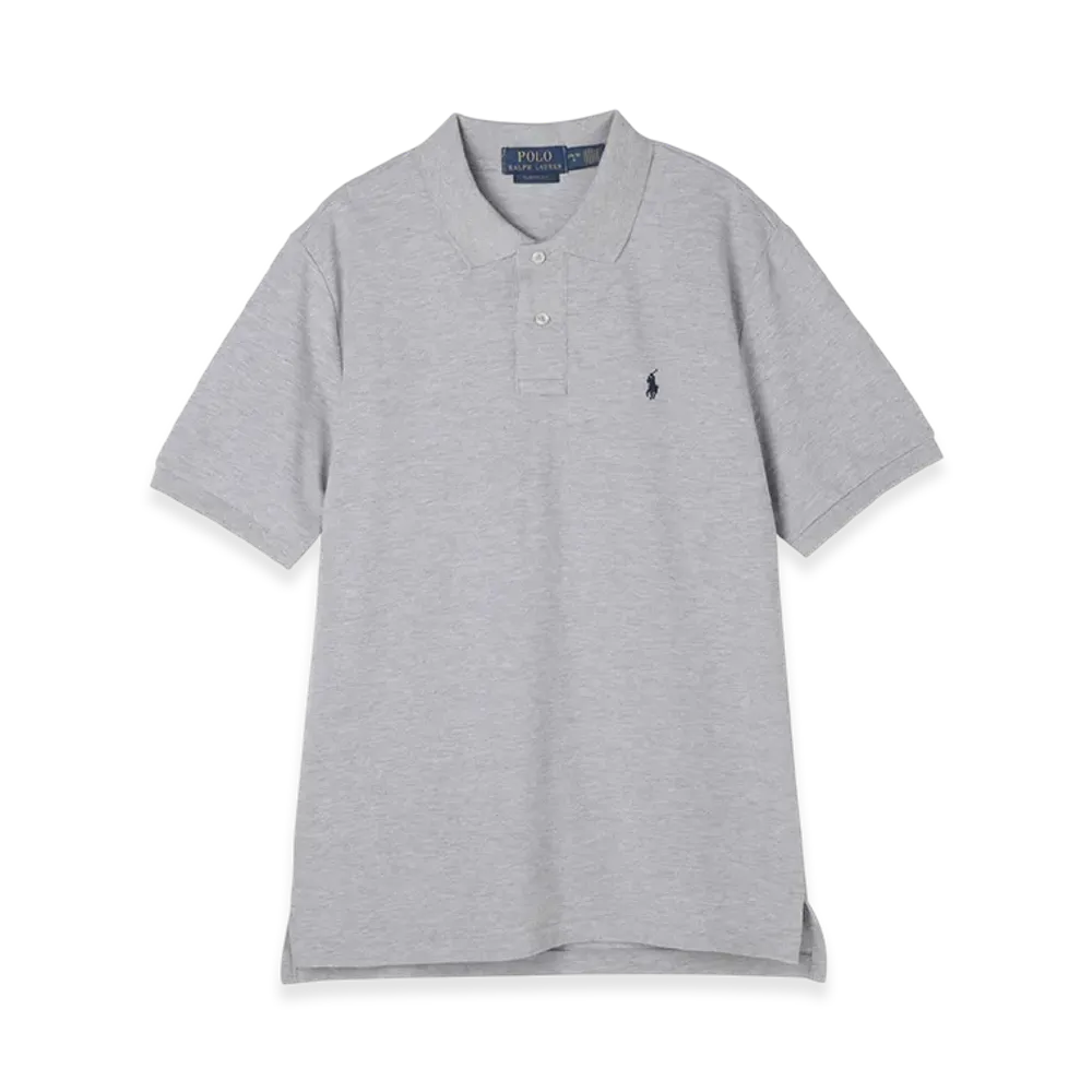 Polo Ralph Lauren Boys Short-Sleeve Basic Mesh Polo Shirt "Grey"