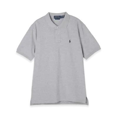 Polo Ralph Lauren Boys Short-Sleeve Basic Mesh Polo Shirt "Grey"