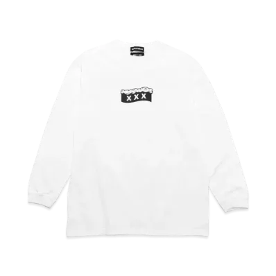GOD SELECTION XXX x WIND AND SEA LONG SLEEVE T-SHIRT GX-A22-WSLT-03 "White"