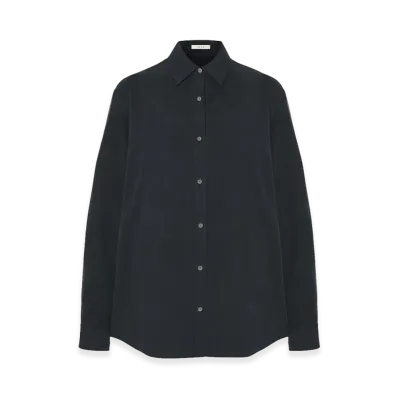 The Row Women's Eirlys Silk Shirt "Black"