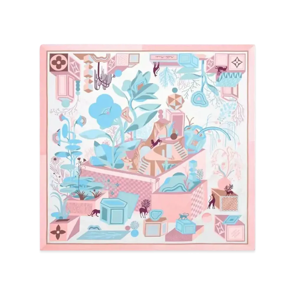 Louis Vuitton Malles Monde Square 90 "Rose Clair"