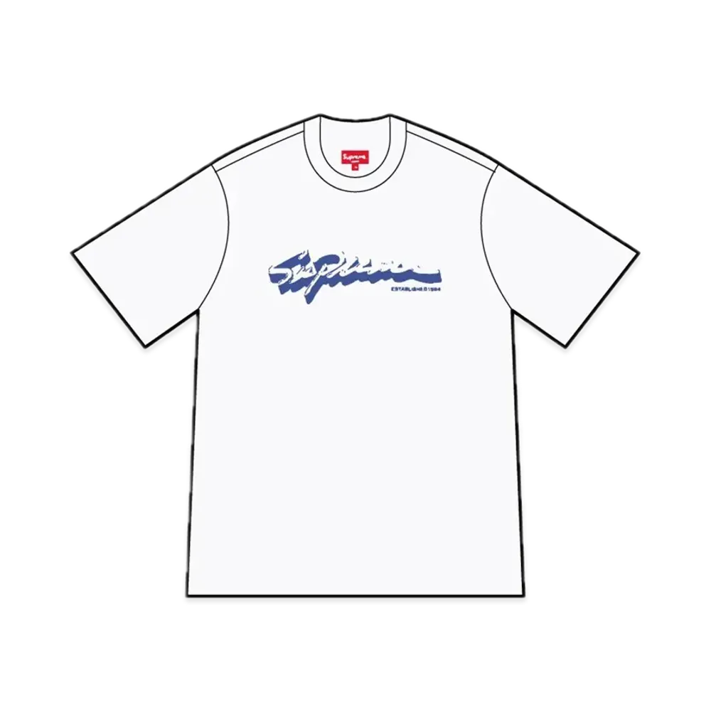 Supreme Shadow Script S/S Top "White"